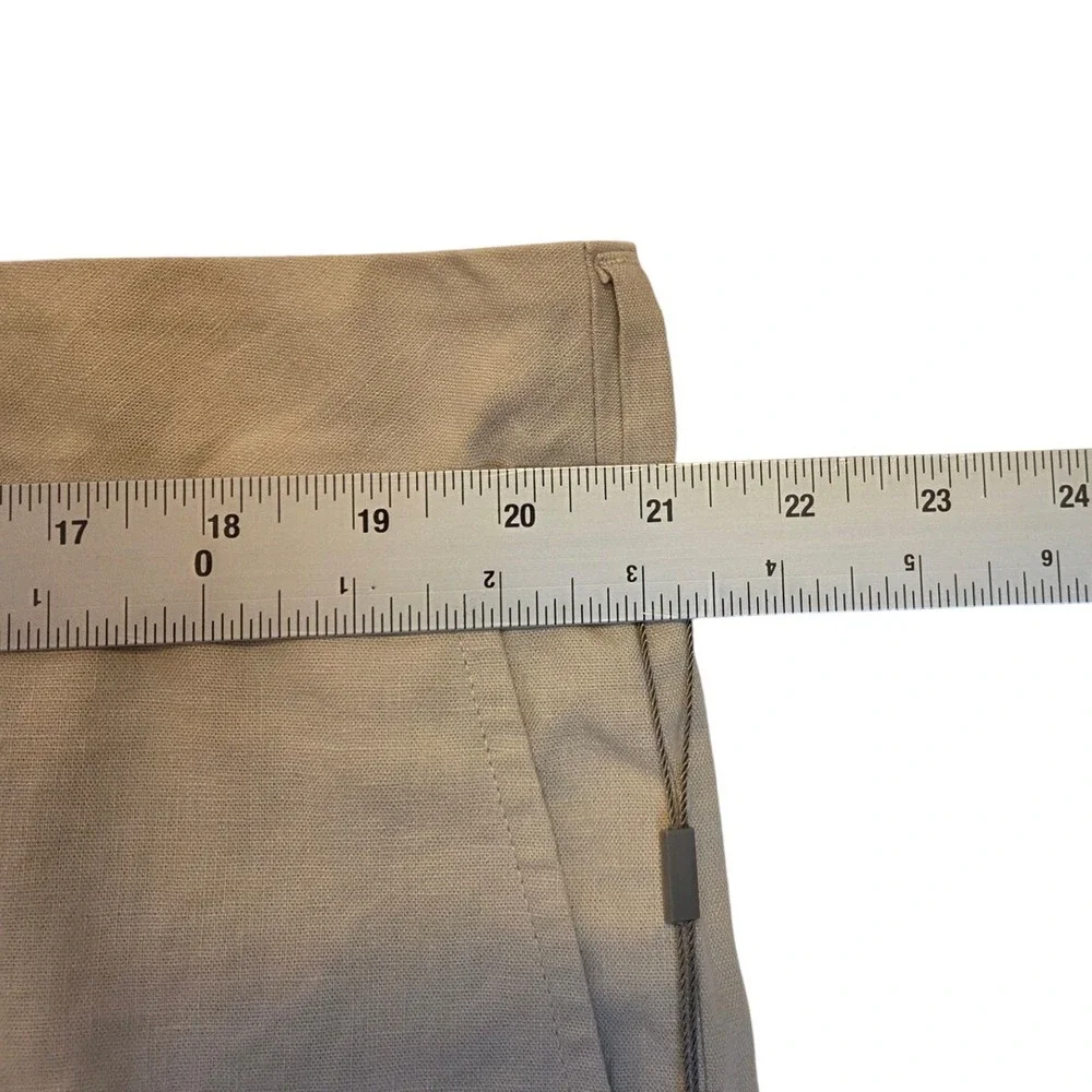 Walter Hagen Mens 42 Khaki‎ Linen Flat Front 9 Inch Inseam Clubhouse Shorts NWT